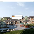 Traditional Rural Self built House Complex With Courtyard Greenery And Tile Roofs