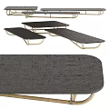 Modern Coffee Table Designs With Metal Frame And Wood Top Variations