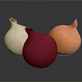 Colorful Fresh Onions Including White Red And Orange Varieties On Dark Surface