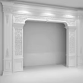 European style pass complex big pass 3d model