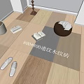 Stylish 800x800 Wood Grain Floor Tiles With Continuous Pattern And Home Decor