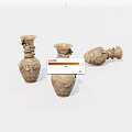 old vase old object 3d model