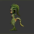 Elf Tree Demon Tree Monster Tree Man Tree Elf Monster Alien Monster 3d model