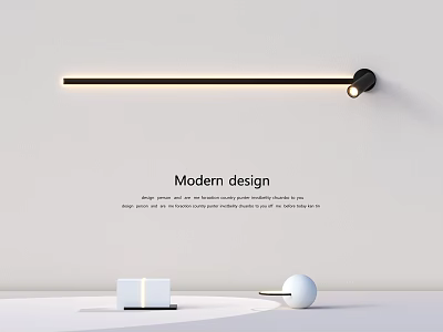 Modern Design Reception Desk With Sleek Surface And Minimalist Decor 3d model