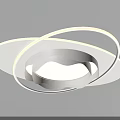 Modern Circular Ring Design Ceiling Light with Soft Illuminated Center Contemporary Home Lighting Fixture