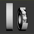 Industrial Equipment Precision Metal Ball Bearings Featuring Exposed Ball Structure And Durable Design