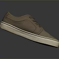 Brown Casual Lace Up Shoes With White Sole And Colorful Inner Lining For Everyday Wear
