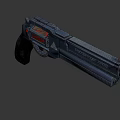 PATRIOT XRB1 Sleek Futuristic Handgun with Black Red Design Detailed Grip and Tech Inspired Features