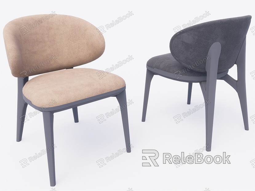 Modern Dining Chair Single Chair Leisure Chair Bar Chair model