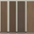 Wooden Wall Paneling In Various Colors With Vertical Stripes For Modern Interiors