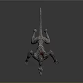 Scary Detailed Fantasy Mythical Monster Creature For Game Movie Character Design