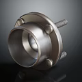 Durable Automotive Metal Flange Part With Secure Bolts And Circular Design