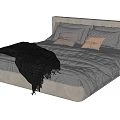 Double bed 3d model