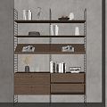 Modern Bookshelf 3d model