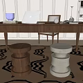 Study Desk 3d model