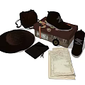 Stylish Travel Shoes With Vintage Suitcase Hat Notebook And Map