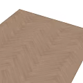 Elegant Natural Light Oak Wooden Flooring With Herringbone Pattern For Home Interior