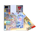 Kids Playground Commercial Equipment With Slides Carousel And Colorful Indoor Facilities