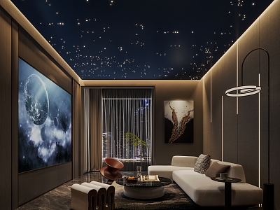 Light Luxury AV Room model