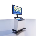 Modern All in One Machine with Large Screen Display Touchscreen Control Panel and Colorful Graphics