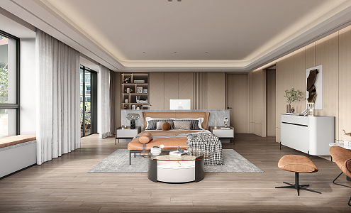 Modern Bedroom 3d model