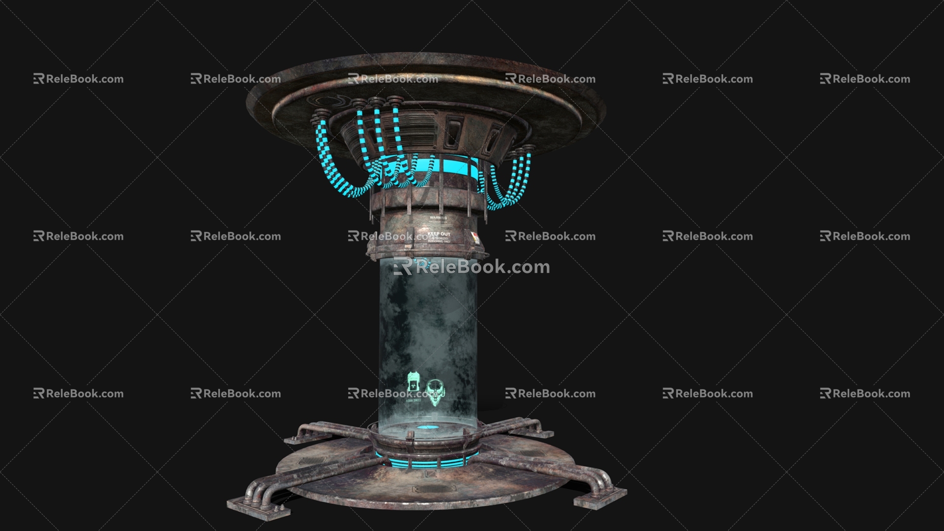 Biochemical Tower Future Biochemical Weapons 3d model