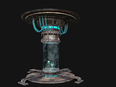 Biochemical Tower Future Biochemical Weapons 3d model