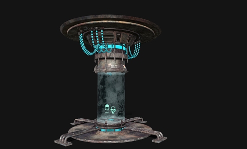 Biochemical Tower Future Biochemical Weapons 3d model