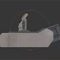 Industrial Mechanical Components In Grey Black With Structured Surfaces And Interfaces