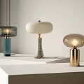 Light Luxury Table Lamp Table Lamp Combination 3d model