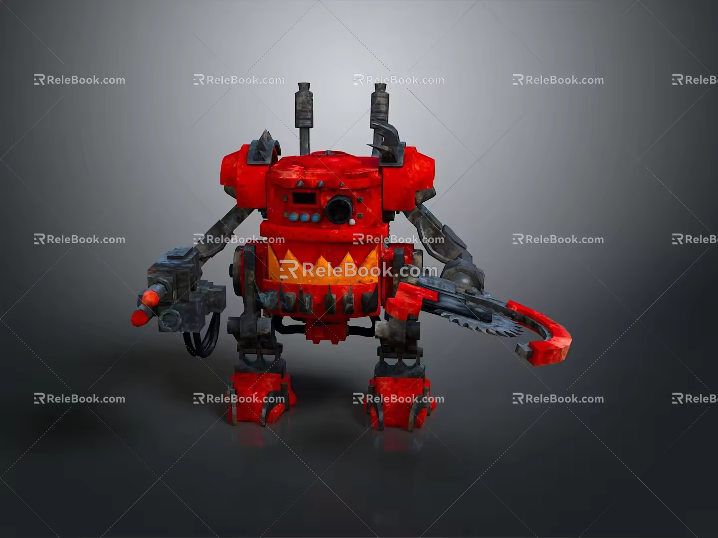 Mech Warrior Mech Soldier Machine Battlearm Mechanical Battlearm Machine Fighter Robot 3d model