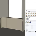 Beige Upholstered Headboard With Modern Sleek Design For Bedroom Furniture