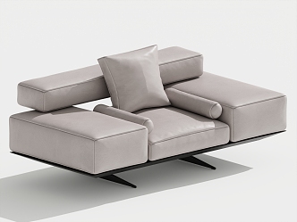 Modern Single Sofa Single Leisure Chair 3d model