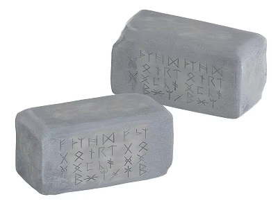 Stone Carvings, Frescoes, Rock Paintings, Ancient Characters, Hieroglyphs, Symbols, Characters, Original Characters 3d model