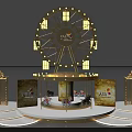 Tianhong Themed Event Stage With Decorative Ferris Wheel And Pavilion Lights