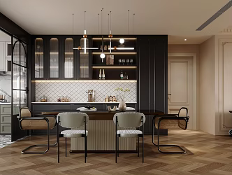 French Restaurant 3d model