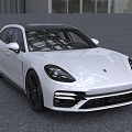 2022 Porsche Paramela Sedan Luxury Car 3d model