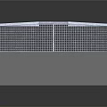 Metal Frame Display Structure With Transparent Base And Grid Platform
