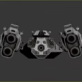 Modern Fighter Science Fiction Fighter Science Fiction Fighter Space Fighter 3d model