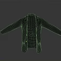 Black Stylish Casual Coat With Open Front And Long Sleeves Design