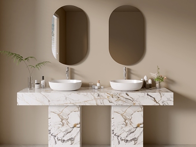 Modern Bathroom Cabinet Bathroom Basin Bathroom Ornaments model