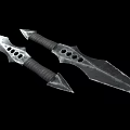 Bitter No Dart Hidden Weapon Flying Knife bayonet spike weapon ninja dart throwing weapon low face number low model simple model movie level realistic 3d model