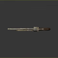 Vintage Revolver With Wooden Grip And Intricate Metal Design Classic Weapon