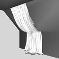 White Sheer Curtains With Flowing Design For Sloped Ceiling Window Natural Light