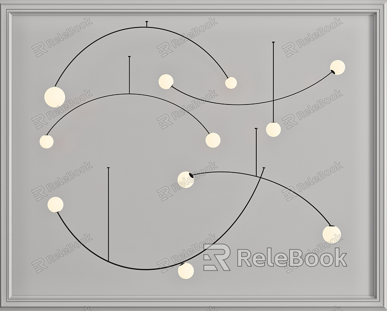 Modern chandelier chandelier combination model