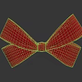 Red Satin Bow Tie Elegant Fashion Accessory for Formal Outfit Wear Stylish Look