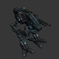 Futuristic Mechanical Structure With Robotic Arm Articulated Joints And Detailed Metal Components