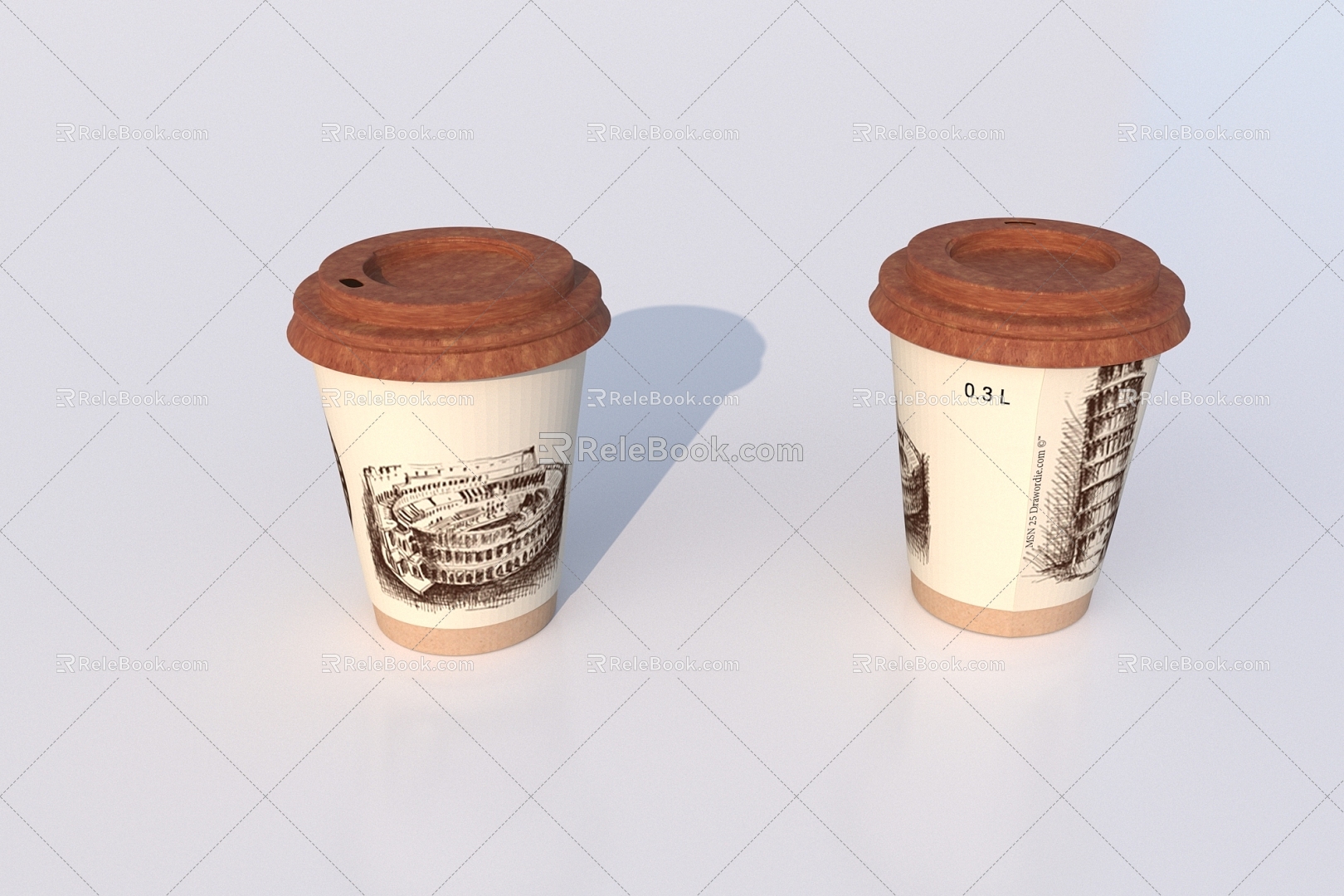 Coffee Cup Paper Cup 3d model