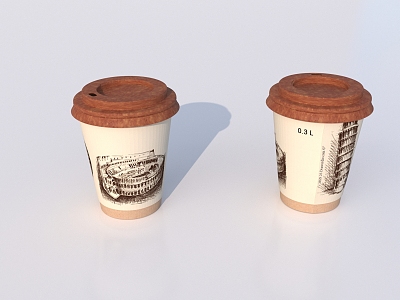 Coffee Cup Paper Cup 3d model