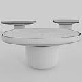 Contemporary Brown Round Tables with Smooth Surface Moooi Modern Design 3d model